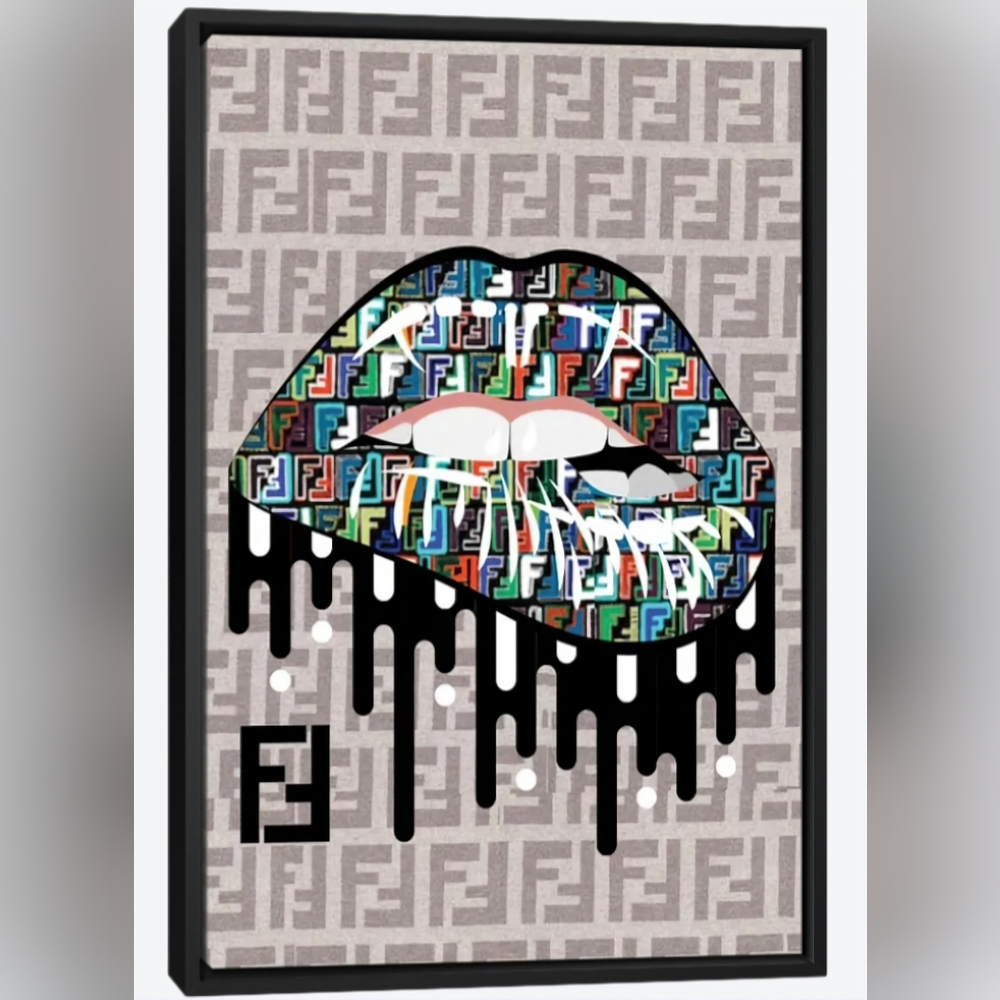Fendi 8 1/2"x11" Wall Art